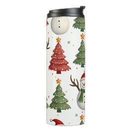 Garrafa Térmica Snowman Tumbler Natal