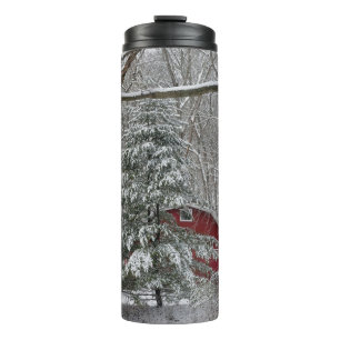 Garrafa Térmica Snowy Red Barn