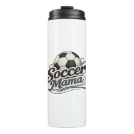 Garrafa Térmica Soccer Mama  Travel Mug – Game Day Team Mom Gift