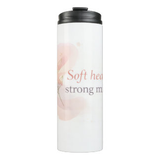 Garrafa Térmica Soft Heart Strong Mind – Feminine Inspirational De