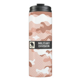 Garrafa Térmica Soft Peach Camouflage Pattern