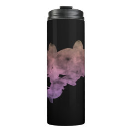 Garrafa Térmica Sombra Orquídea Ipanema sobre fundo escuro