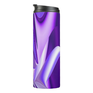 Garrafa Térmica Sonhos de Arco-Íris de Flor Roxo