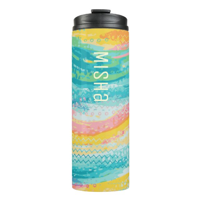 Garrafa Térmica Sonhos de Piscina tropical (Frente)