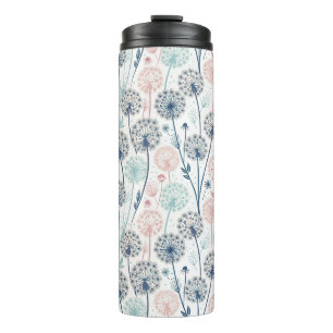 Garrafa Térmica Sonhos Pastel Dandelion - Floral Whimsical