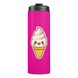 Garrafa Térmica Sorvete Kawaii doce