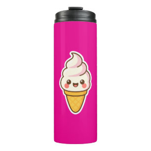 Garrafa Térmica Sorvete Kawaii doce