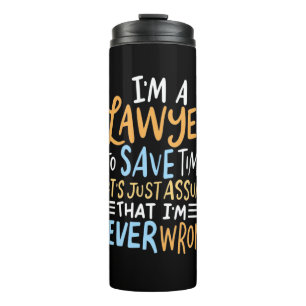 Garrafa Térmica Sou Advogado Para Salvar Seu Tempo