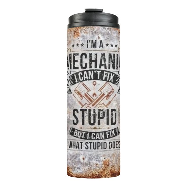 Garrafa Térmica Sou mecânico (Frente)