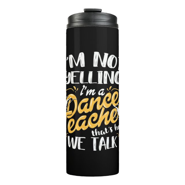 Garrafa Térmica Sou Professora De Dança (Frente)