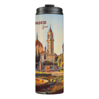 Garrafa Térmica Souvenir paisagem da Espanha de Madrid