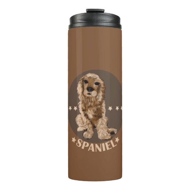 Garrafa Térmica Spaniel (Frente)