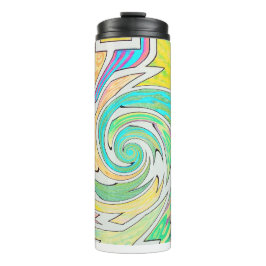 Garrafa Térmica Spiral Caught in Colorful Maze