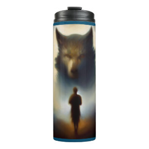Garrafa Térmica Spirit Animal Wolf 2