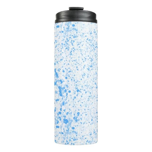 Garrafa Térmica Splatter Texture - Blue (Frente)