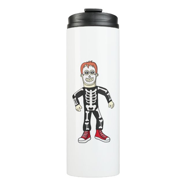 Garrafa Térmica Spooky Bones (Frente)