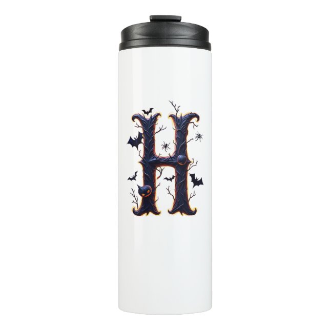Garrafa Térmica Spooky Letter H Men (Frente)