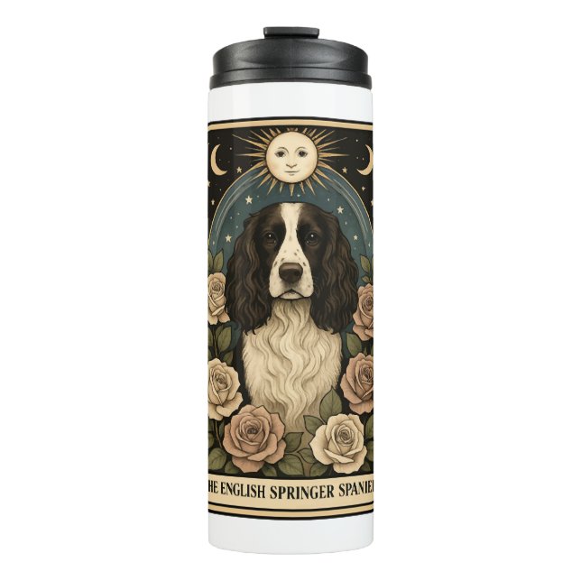 Garrafa Térmica Springer Spaniel Inglês (Frente)