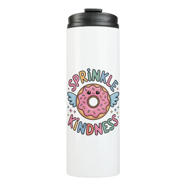 Garrafa Térmica Sprinkle Kindness | Rosquinha (Frente)