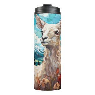 Garrafa Térmica Stainler Glass Llama Tumbler