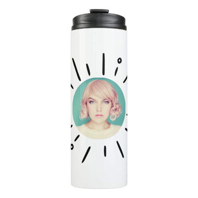 Garrafa Térmica STARBURST |  Simple Fun Custom Photo Tumbler (Frente)
