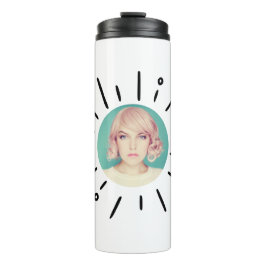 Garrafa Térmica STARBURST |  Tumbler de Foto Personalizada Simples