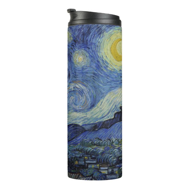 Garrafa Térmica "Starry Night" por Van Gogh (Rotação à direita)