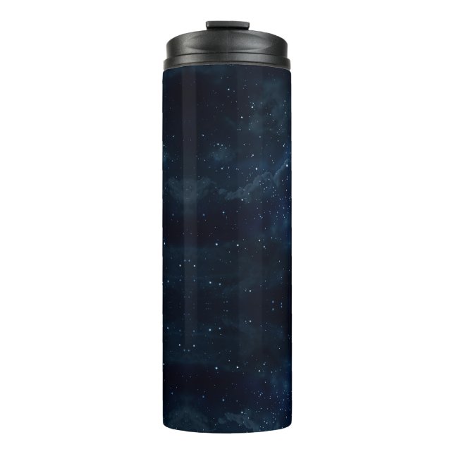 Garrafa Térmica Starry Night Sky, Galaxy Space Celestial (Frente)