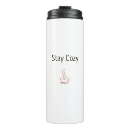 Garrafa Térmica Stay Cozy Thermal Tumbler | Minimal Cozy Coffee De