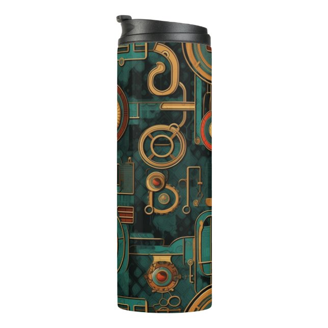 Garrafa Térmica Steampunk (Rotação à direita)