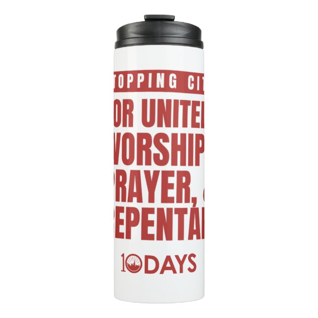 Garrafa Térmica Stopping Cities Design #2 (Frente)