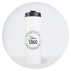 Garrafa Térmica Substituição fácil do logotipo e texto personal