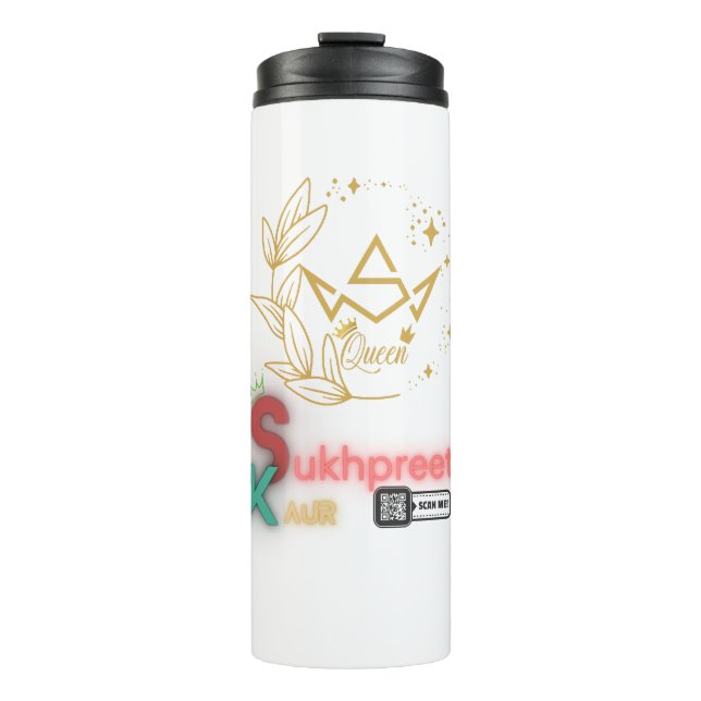 Garrafa Térmica Sukhpreet Kaur - Tumbler Térmico Personalizado - N (Frente)