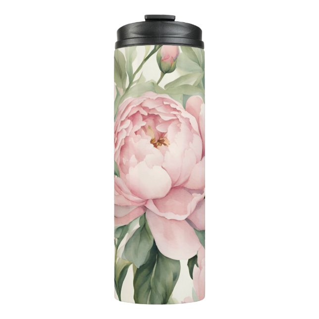 Garrafa Térmica Summer Peonies Thermal  (Frente)