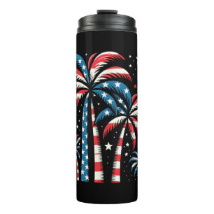 Garrafa Térmica Summer USA Flag 4 de julho