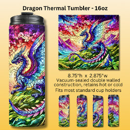 Garrafa Térmica sunset Dragon 16oz 