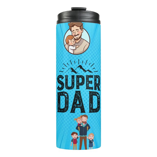 Garrafa Térmica Super Pai (Frente)