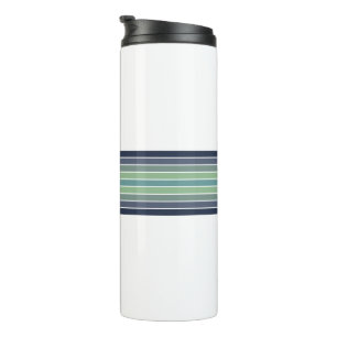 Garrafa Térmica Surfboard Azul e Verde Retroativa com Faixa