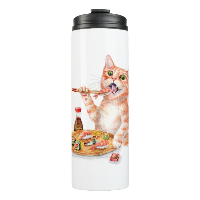 Garrafa Térmica Sushi Cat (Frente)