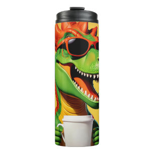 Garrafa Térmica T-Rex Dinossaur Engraçado