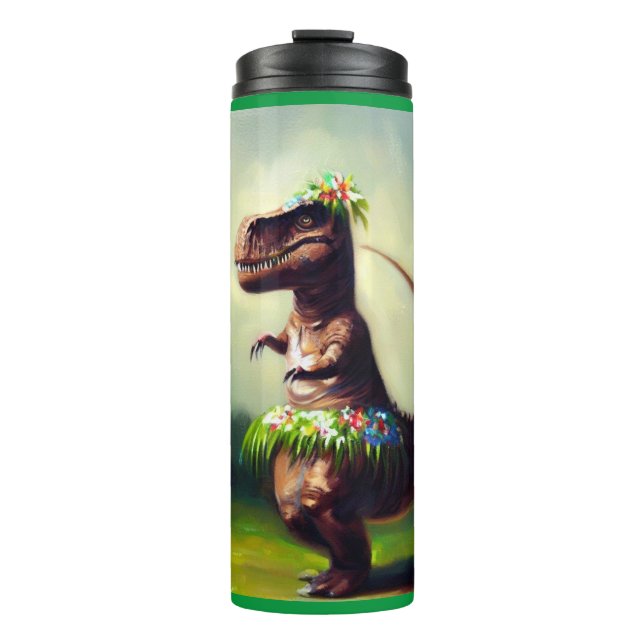Garrafa Térmica T Rex Hula Dancer (Frente)