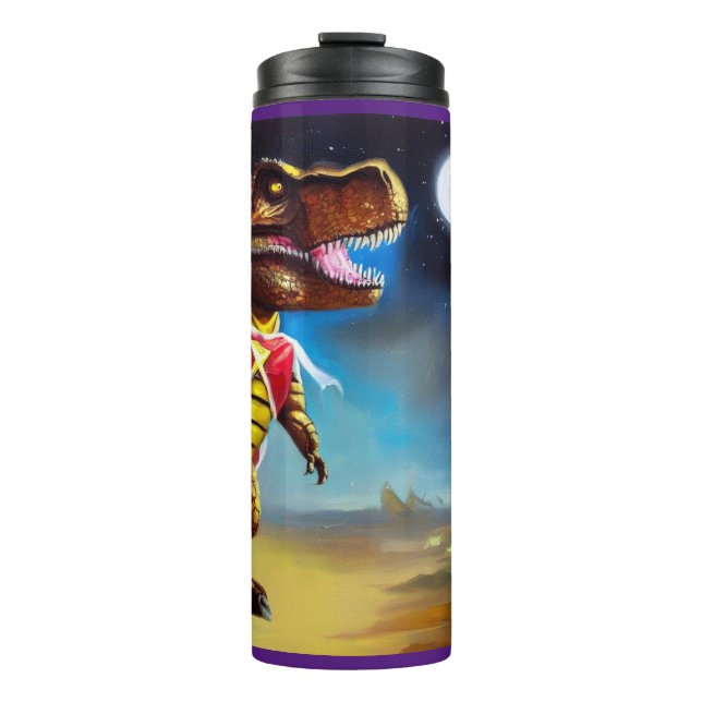 Garrafa Térmica T Rex Space Opera Hero (Frente)