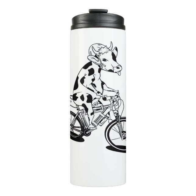 Garrafa Térmica T-Shirt Clássico de Bicicleta de Vaca (Frente)