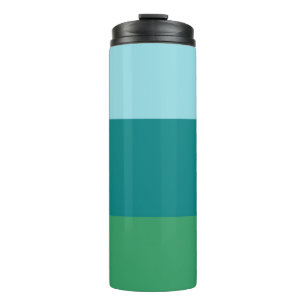 Garrafa Térmica Tanager Turquoise, Teal Blue e Kelly Green Horiz