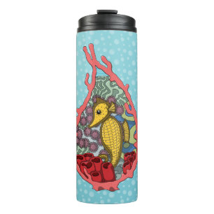 Garrafa Térmica Tanga o cavalo marinho Tumbler Térmico