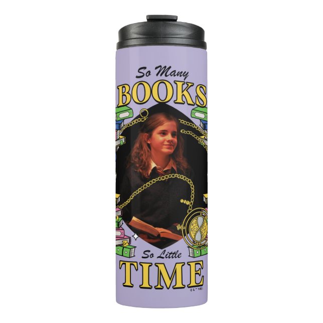 Garrafa Térmica Tantos Livros, Tão Pouco Tempo (Frente)
