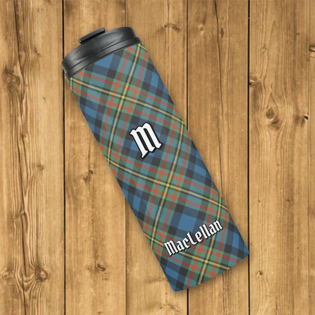 Garrafa Térmica Tartan Antigo do Clã MacLellan (Criador carregado)