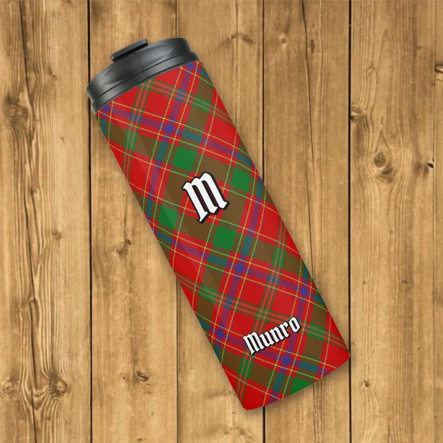 Garrafa Térmica Tartan do Clã Munro (Criador carregado)