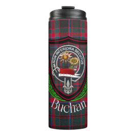 Garrafa Térmica Tartan e Brasão do Clã Escocês Buchan