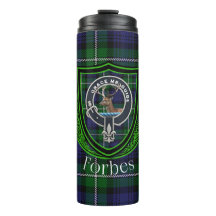 Tartan e Brasão do Clã Escocês Forbes